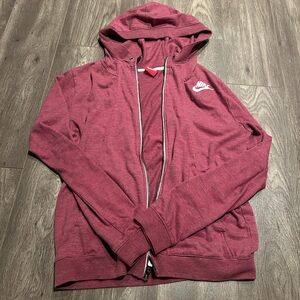 Nike zip up jacket size m